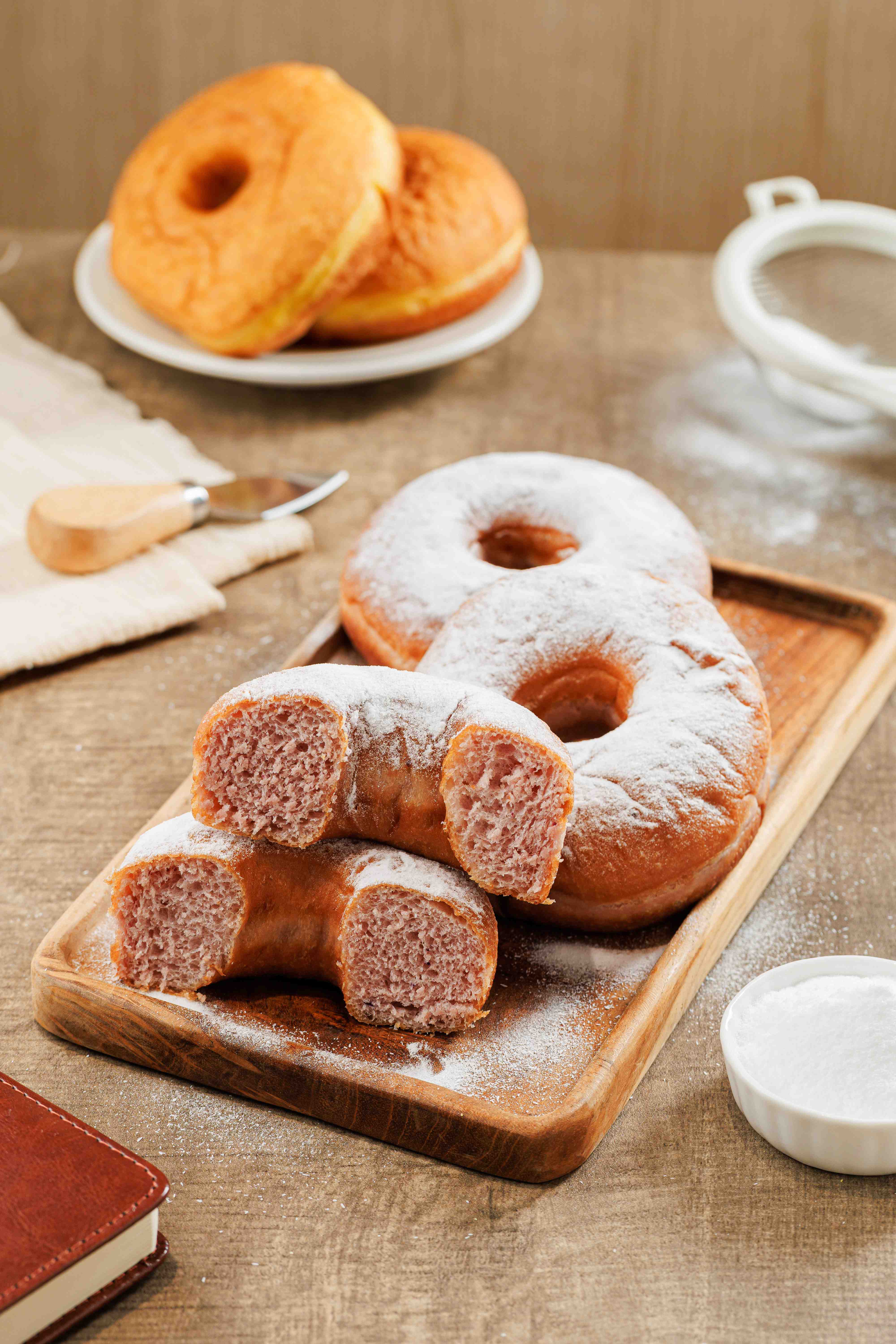 Donut Gula Ubi Ungu (3pcs)